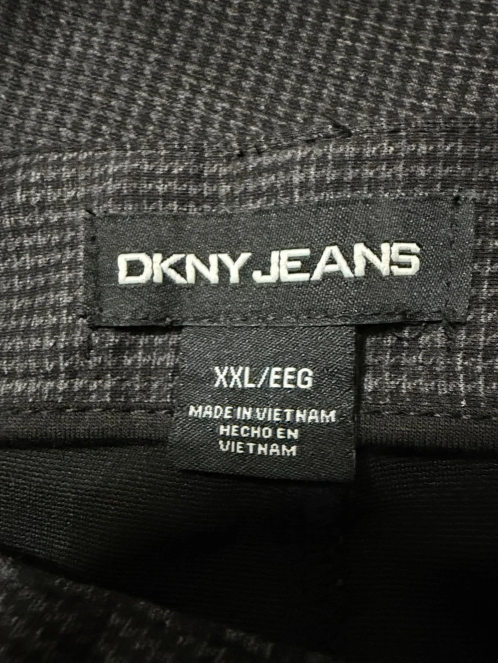 DKNY Men's Dark Charcoal Slim Dress Chinos